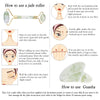 Natural Face Jade Roller Gua Sha Scraper