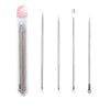 4 Piece Stainless Steel Blackhead Removers